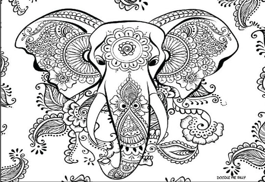 🖍️🎨 Colour Me Table Cloth (with Markers)