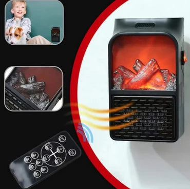 🔥🔥 Flame Heater - Remote Controlled Portable Fireplace 🔥🔥