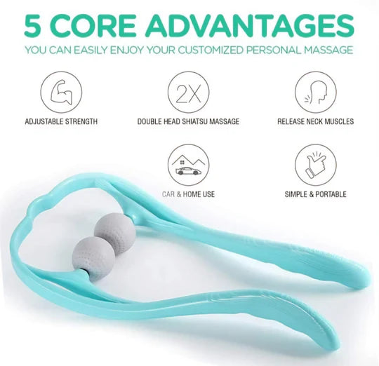✨ Flexible Handheld Body Massager