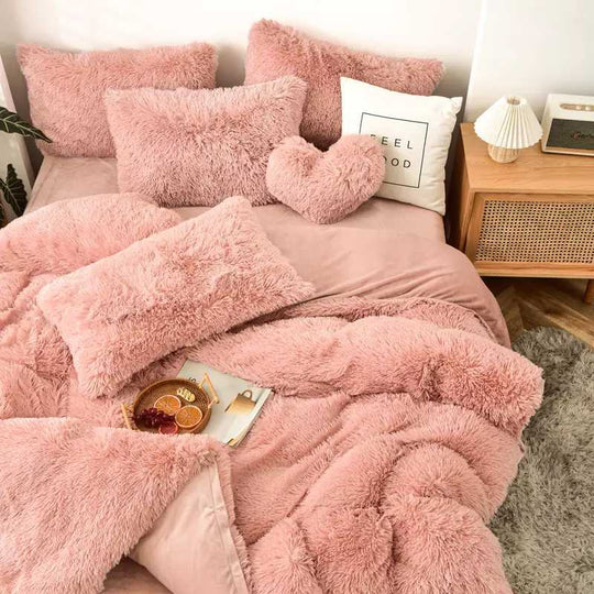 🛏️✨ Fluffy 5-Piece Comforter Set