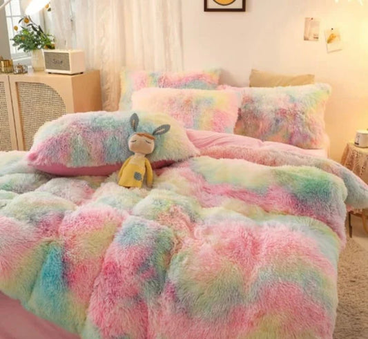 🛏️✨ Fluffy 5-Piece Comforter Set