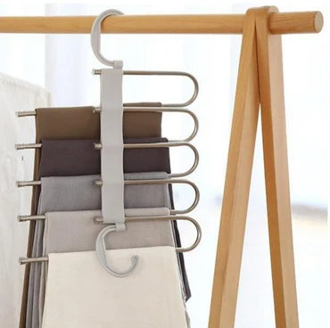 👖🪄 Foldable 5-Layer Pants Hanger