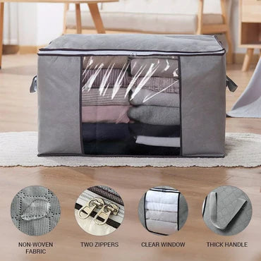 🧳🧺 Large Foldable Storage Zip Bag