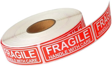 🚨 Roll of 500 Fragile Stickers