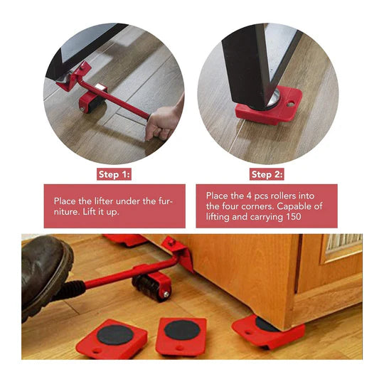 💪 Furniture Lifter & Mover Tool Set – Heavy Lifting Made Easy!
