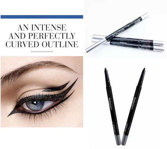 ✏️💖 Gel Eyeliner Pencils – Pack of 12 🖤💫