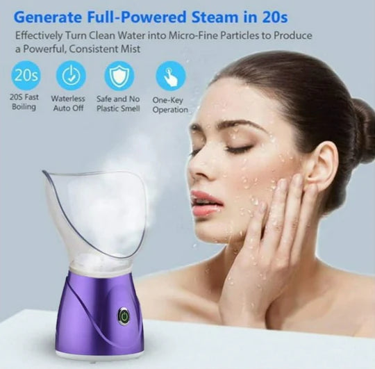 🌬️💆‍♀️ GlowMist Facial Steamer