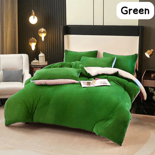 ✨ Velvet Comforter Set – 5 Piece