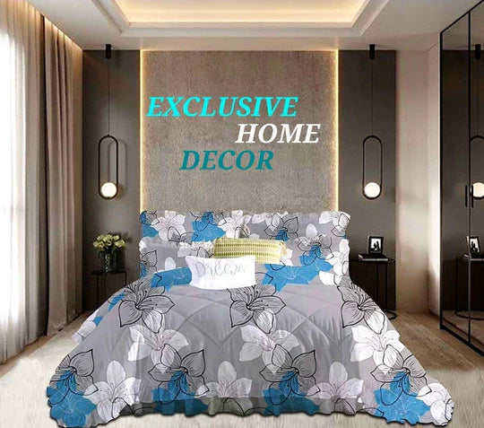 🌸 Frill Comforter Set – 5 Piece (New Design)