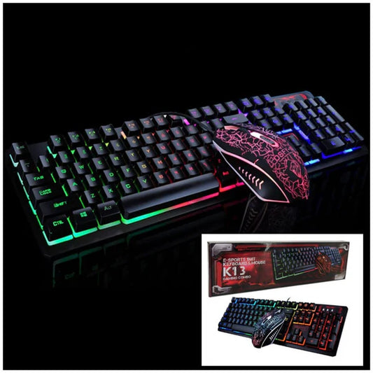 ⌨️🖱️ K13 Wired Keyboard & Mouse Combo