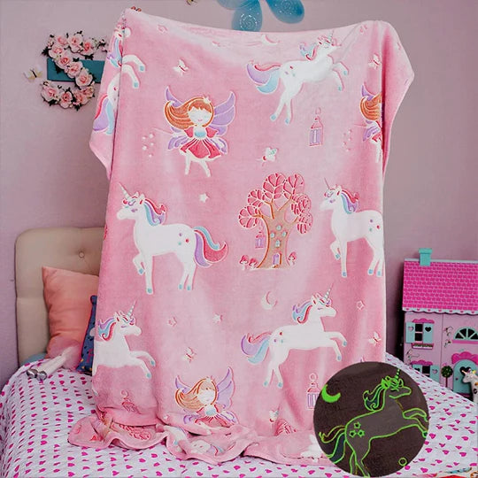 🌟🛌 Kids Glow in the Dark Blanket