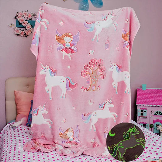 🌟🛌 Kids Glow in the Dark Blanket