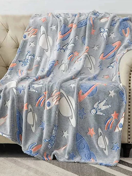🌟🛌 Kids Glow in the Dark Blanket