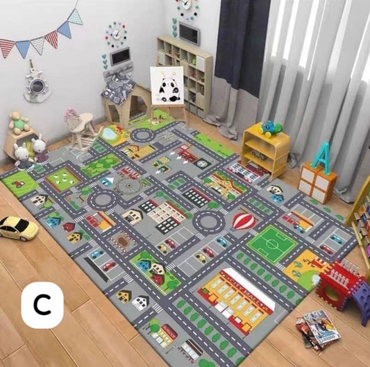 🌈 Kiddies Fluffy Play Carpet – Soft. Safe. Snuggly!