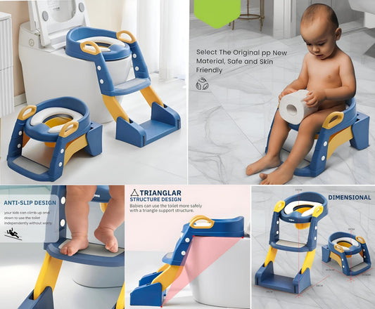 🚽 Kids Toilet Stepping Seat – Potty Training Made Easy!
