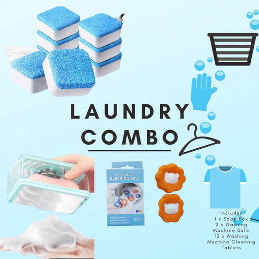 🧼🌀 Laundry Essentials Combo