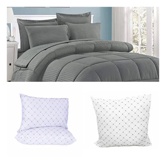 🌿 Cotton Comforter Set – Includes Pillows