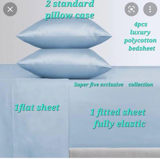 🌟 Super Five Exclusive Collection Sheet Set – 4 Piece