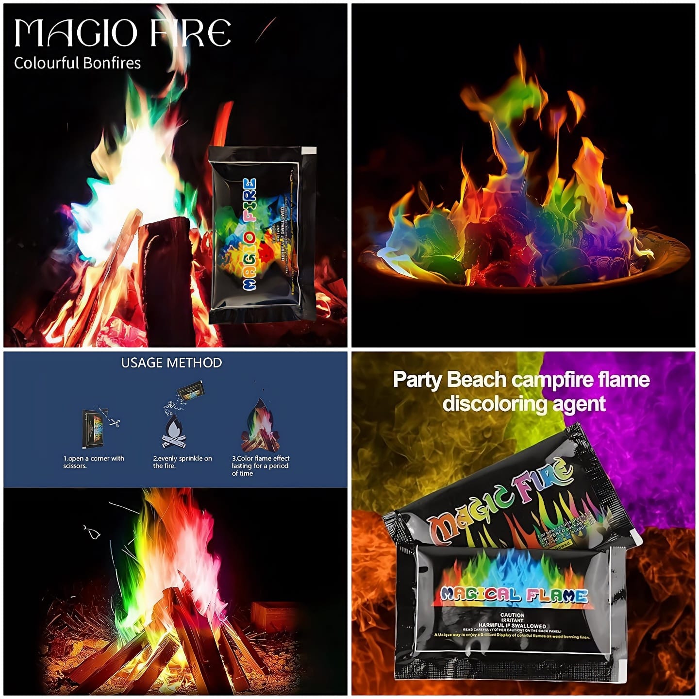 🔥 Magic Flame – Color Changing Fire 🔥