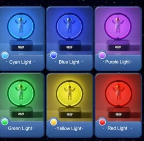 👨‍🚀✨ Magnetic Bluetooth Astronaut Speaker with RGB Lighting