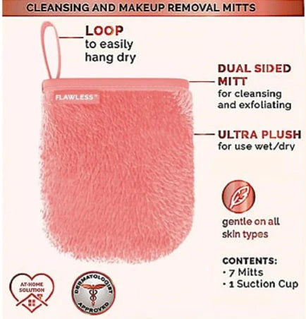 🌸 Makeup Remover Cleansing Mitts