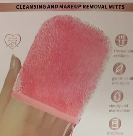 🌸 Makeup Remover Cleansing Mitts