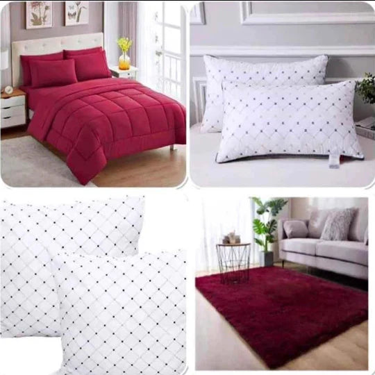 🛏️ Bedroom Basics Combo – Complete 10 Piece Set