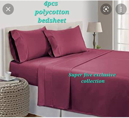 🌟 Super Five Exclusive Collection Sheet Set – 4 Piece