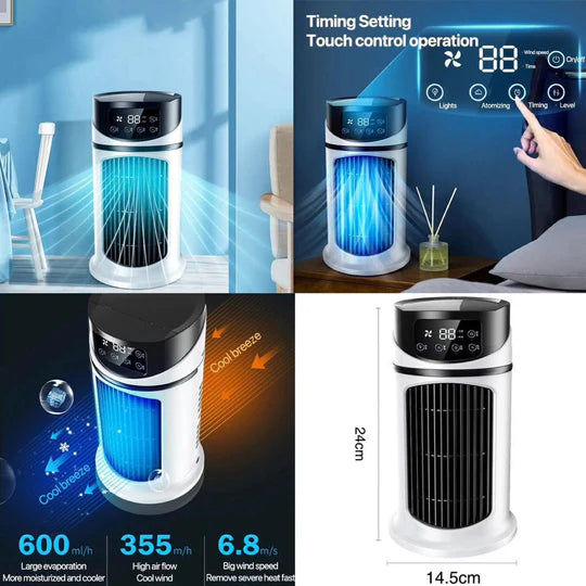 ❄️ Mini Air Cooler with Touch Screen