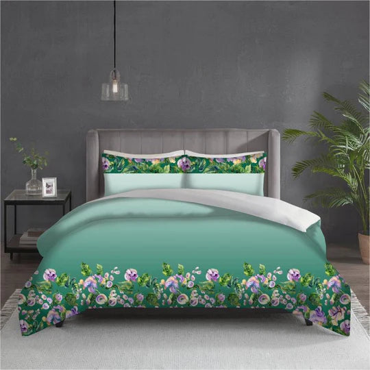 🌿 5-Piece 100% Cotton Quilt Set
