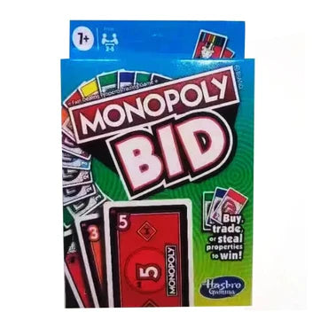 🃏 Monopoly Bid Card Game
