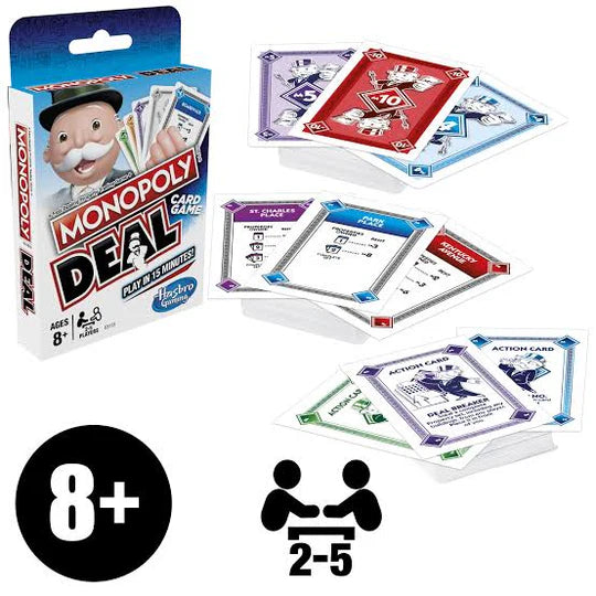 🔵 Monopoly Deal Blue Card Game
