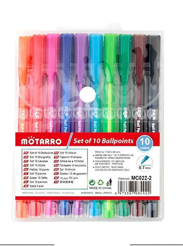 🖊️🎨 Motarro Ballpoint Colour Pens