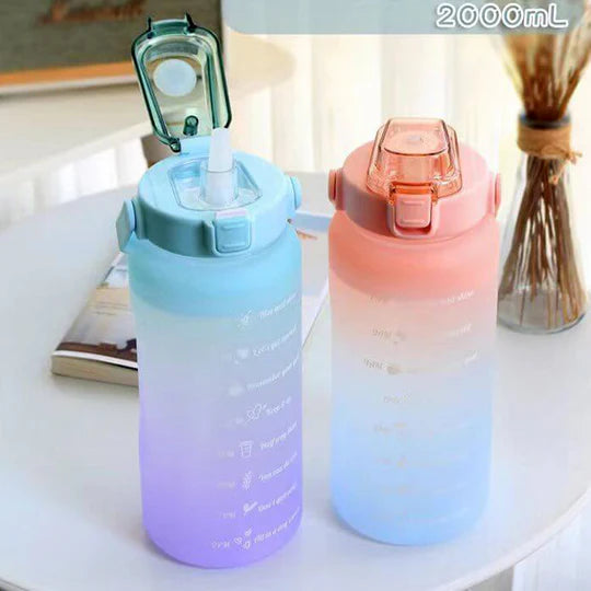 💧🔥 2L Motivational Water Bottle