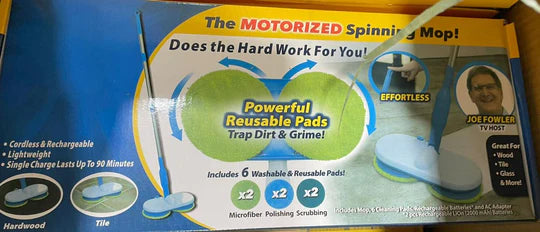 🌀✨ Motorized Spinning Mop