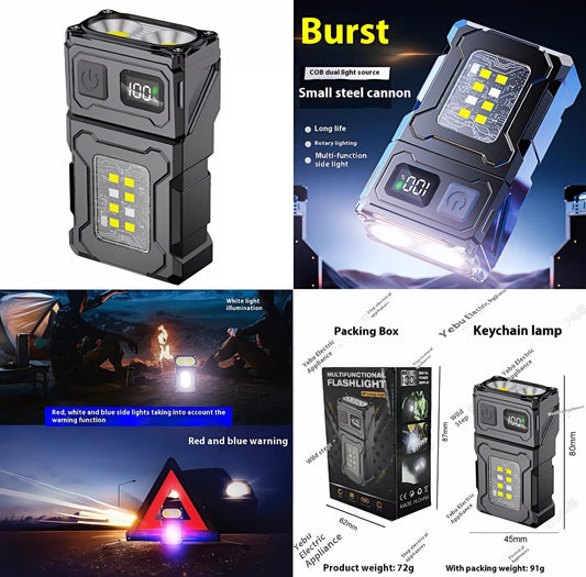 🔦 Multifunctional Magnetic Flashlight