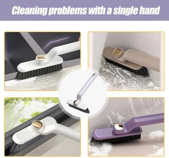 🧽✨ Multifunctional Rotating Crevice Cleaning Brush with Tweezer