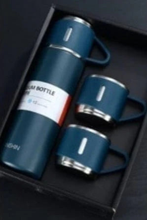 🔥❄️ Double Wall Stainless Steel Vacuum Flask Set – 500ml
