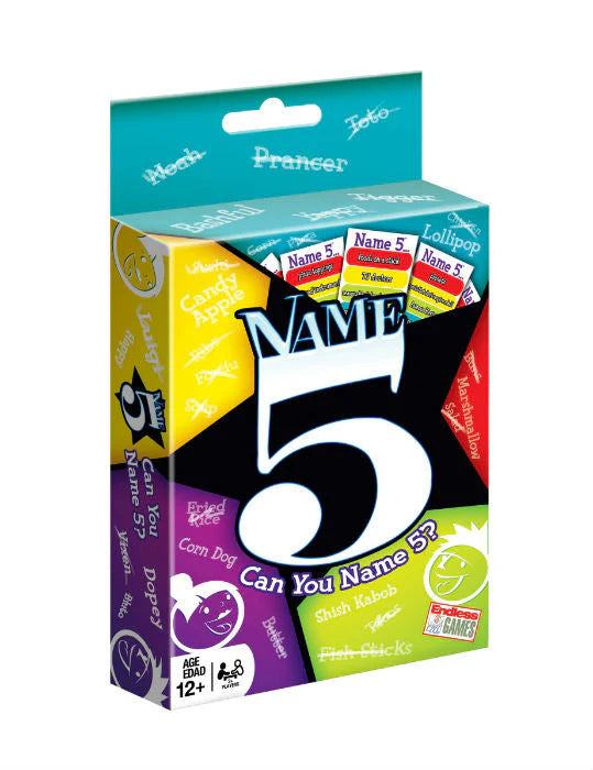🃏🎉 Name 5 Card Game