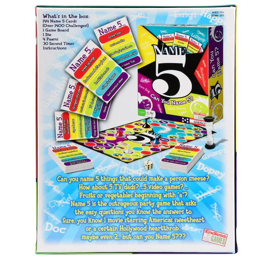 🃏🎉 Name 5 Card Game