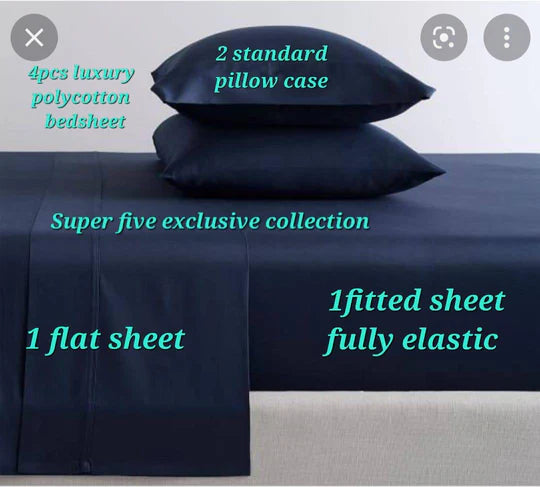 🌟 Super Five Exclusive Collection Sheet Set – 4 Piece