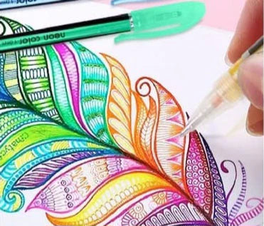 🖊️✨ 48-Piece Gel Ink Pen Set – For Creative Minds &amp; Smooth Writers! 🎨📚