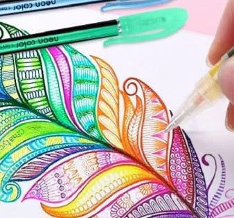🖊️🎨 60-Piece Ultimate Gel Ink Pen Set – Colour Your World with Style! ✨📚