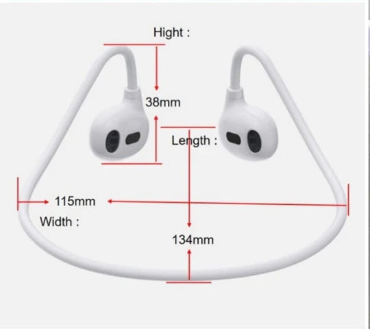 🎧 Open-Ear Wireless Stereo Earbuds