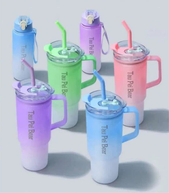 🌸 Pastel Bottle Set – 3 Piece
