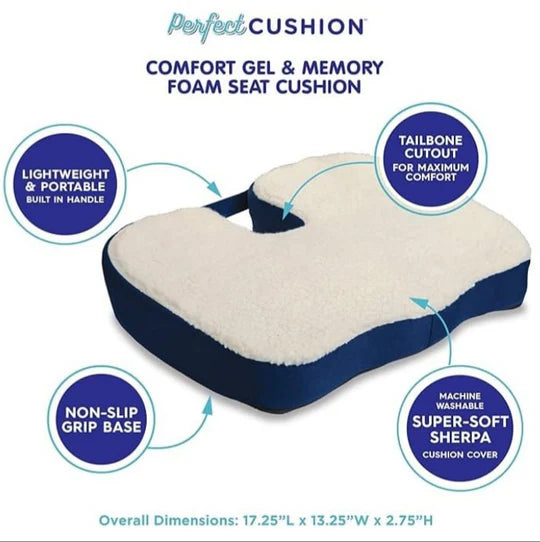 🪑 Perfect Cushion – Ultimate Comfort Anywhere You Sit!