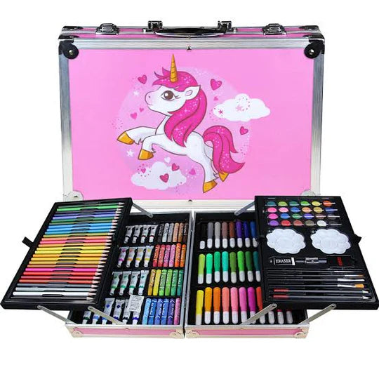 🦄 Kids Unicorn Art Set – 145 Piece