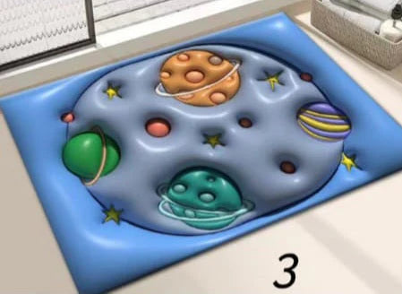 🛁 3D Absorbent Bath Mats – 2 Piece Set