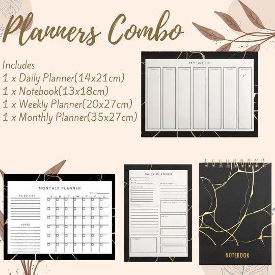 🗓️ Complete Planner &amp; Notebook Set – Stay Organised in Style!