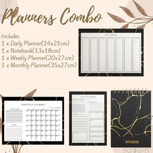 🗓️ Complete Planner &amp; Notebook Set – Stay Organised in Style!